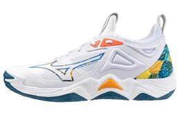 Mizuno Кроссовки унисекс, White/blue/orange v1ga231256 | white/blue/orange