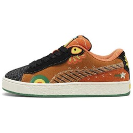 Замшевые XL Скейтборд Кроссовки Унисекс Низкие Карамельно-черный Puma 398409-02 | caramel-black