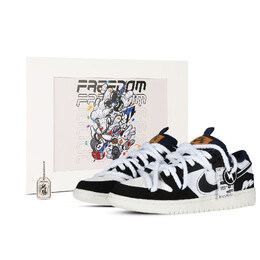 Кроссовки Nike Dunk SB Skateboard Shoes Unisex Low-Top Black White dx6775-400(team81-男女款牛仔闪电)