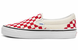 Кроссовки Slip-On Og Classic Vans Lx 'Checkerboard - Racing Red' vn0a32qntyr