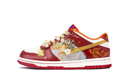 Кроссовки для скейтбординга Dunk женские с низким верхом, красный/золотой Nike dh9765-101(team42-美满良缘女款红金) | red