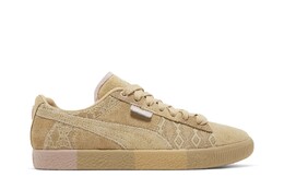 Кроссовки Dapper Dan x Wmns Clyde Vintage Puma, желто-коричневый 392083 01 | croissant/croissant/rose dust