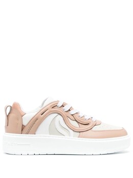 Кроссовки Stella McCartney S-Wave 1, белый/темно-розовый 810178e00074 | белый