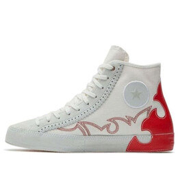 Кроссовки chuck taylor all star sasha high top canvas le egret red Converse, белый 565003c | white/red