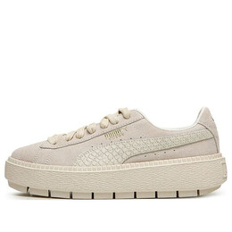 Кроссовки (WMNS) Puma Suede Platform Trace Animal 'Cream y', цвет creamy 367814-02 | creamy