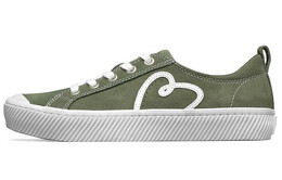 Кроссовки для скейтбординга Bobs женские низкие, оливково-зеленые Skechers 113303-olv