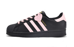 Кроссовки Adidas Superstar Skateboarding Shoes Women's Low-top Black/powder, черный/розовый eg4959(team拾伍-女款黑粉) | black/pink