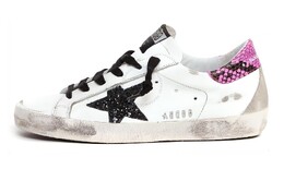 Кроссовки женские Golden Goose Super-Star, белый / черный g36ws590.s91