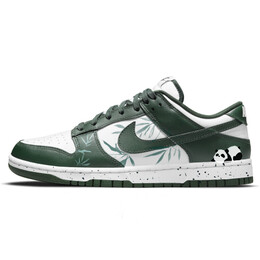 Кроссовки Nike Dunk Skateboard Shoes Unisex Low-Top White/Green dd1391-101(team10-墨竹熊猫) | white/green