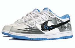 Кроссовки Nike Dunk Skateboarding Shoes Women's Low-top Grey/white, светло-серый cw1590-103(teamk-毒液) | light gray