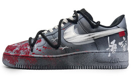 Кроссовки для скейтбординга Air Force 1 женские с низким верхом, черный/красный/белый Nike dd8959-001(team285-女款黑神悟空) | black