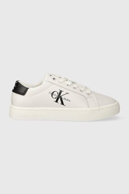 Кожаные кроссовки CLASSIC CUPSOLE LACEUP LTH WN Calvin Klein Jeans, белый 9byx-obd39j_00x | biały