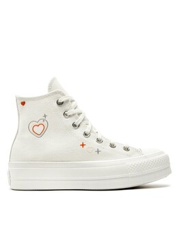 Тканевые кроссовки Chuck Taylor All Star Lift Platform Y2K Converse, белый chuck taylor all star lift platform y2k a09114c | weiß