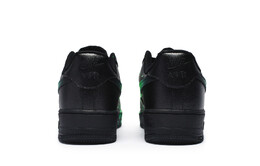 Кроссовки Nike Air Force 1 Skateboarding Shoes Unisex Low-top Green/black, черный/зеленый cw2288-001(team80-疯狂涂鸦绿s-box) | black/green