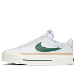 Кроссовки court legacy lift 'white sail fir' Nike, белый dm7590-107 | white/sail/sesame/fir