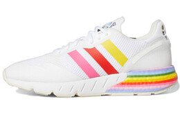 Кроссовки Adidas ZX 1K Lifestyle Unisex, белый/розовый/красный/желтый gw2418