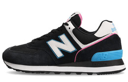 Кроссовки New Balance NB 574, черный/белый/голубой wl574ck2