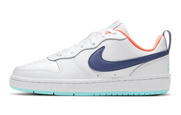 Кроссовки Nike Court Borough Low 2 White Navy GS bq5448-112