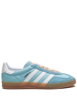 Кроссовки Adidas Gazelle Indoor Preloved, голубой/белый hq9017 | синий