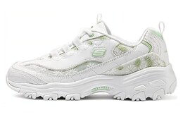 Кроссовки Skechers Chunky Sneakers Women's Low-top White/Green, зеленый 150234-wgr | white/green