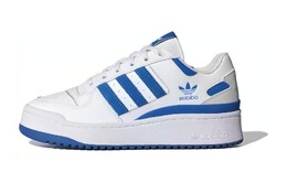 Кроссовки Adidas Forum Bold Stripes White Blue Bird Women's, белый/синий id0564 | white/blue