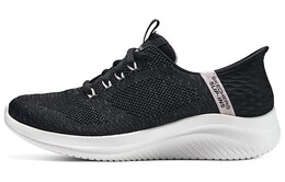 Кроссовки Skechers Ultra Flex 3.0 Lifestyle Shoes Women's Low-top Black, черный/розовый 150178-bkpk | black/pink