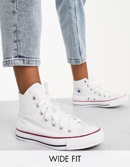 Белые кроссовки унисекс Converse Chuck Taylor All Star Hi Wide Fit 115184721 | white