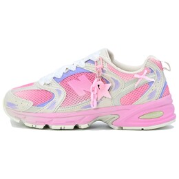 Кроссовки New Balance NB 530, белый/розовый mr530aa1(d)（team335-粉黛年华） | pink