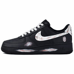 Кроссовки для скейтбординга Air Force 1 женские низкие черный/белый Nike dd8959-001(team96-女款阴阳靡道) | black