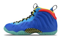 Кроссовки Nike Little Posite One Multi-Color Game Royal GS dq0376-400