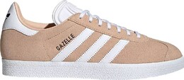 Женские кроссовки Adidas Gazelle 23adimgzllrdwhtxxmns | tan/white