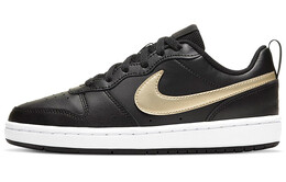 Кроссовки Nike Court Borough Low 2 'Black Gold' GS bq5448-011