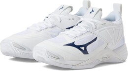 Кроссовки Wave Momentum 2 Mizuno, белый/темно-синий 9511713 | white/navy