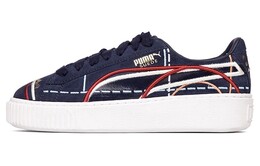 Кроссовки Puma Suede Platform Courture 'Blue Red' Women's 366685-02