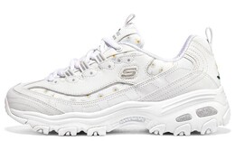 Кроссовки женские толстые низкие белые Skechers 896180-wht
