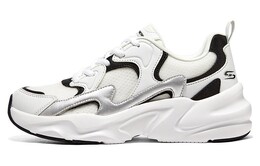 Кроссовки Bob's Chunky женские низкие, черные/белые Skechers 117364-wbks