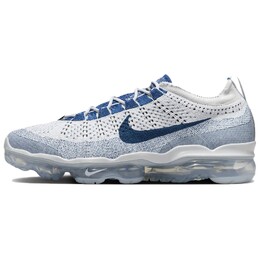 Кроссовки Nike Air VaporMax 2023 Flyknit Pure Platinum Glacier Blue, голубой dv1678-009 | pure white gold/glacier blue