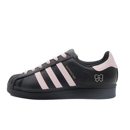 Кроссовки для скейтбординга Originals Superstar, унисекс, низкие, розовый Adidas, черный eg4959（team-524少女印迹黑粉） | black