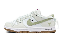 Кроссовки Nike Dunk Skateboard Shoes Women's Low-Top White/Green fd9922-151