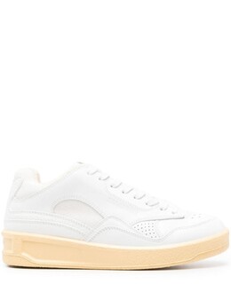 Кроссовки Jil Sander Embossed Logo, белый/светло-серый j15ws0006p4869 | белый