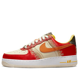 Кроссовки air force 1 '07 lv8 'little accra' Nike, красный dv4462-600 | red/yellow/white