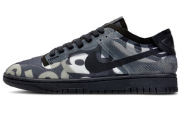 Кроссовки CDG x Nike Dunk Low Print, черный/серый cz2675-001