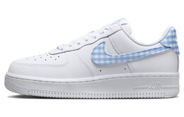 Кроссовки Nike Air Force 1 Low '07 Essential White University Blue Gingham Women's dz2784-100