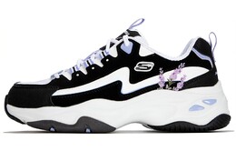 Кроссовки женские Chunky с низким верхом, черные/фиолетовые/синие/белые Skechers 896138-bklv