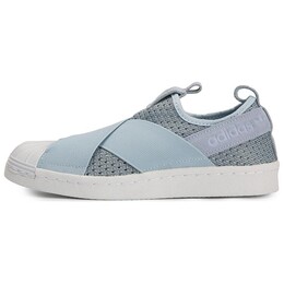 Кроссовки Adidas Skateboard Superstar Women's Low-Top Light, светло-голубой/белый bb2121 | light blue/white