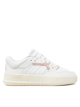 Кроссовки женские Adidas Sportswear кожаные, бело-розовый court 24 id1259 | fehér