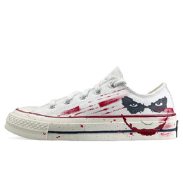 1970-е годы. Кеды унисекс с низким верхом, красные/белые. Converse 162065c(team76-小丑疯人院) | white