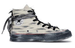 1970-е годы. Кеды унисекс с высоким берцем, кремового цвета Converse 162053c(team80-男女同款黑暗重生) | black/white