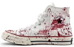 1970-е годы. Кеды унисекс с высоким берцем, белые/черные/красные. Converse 162056c(team131-杀死比尔1)