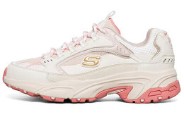 Кроссовки Stamina Chunky женские низкие белые/пудровые Skechers 149017-ofpk